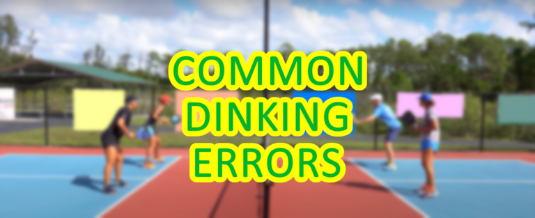 Dinking Errors You Might Be Making