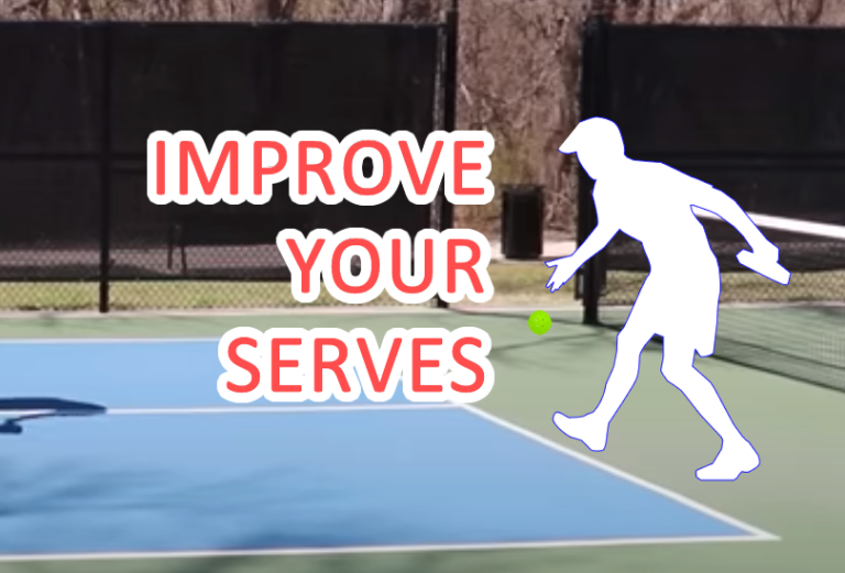 How to improve your pickleball serves